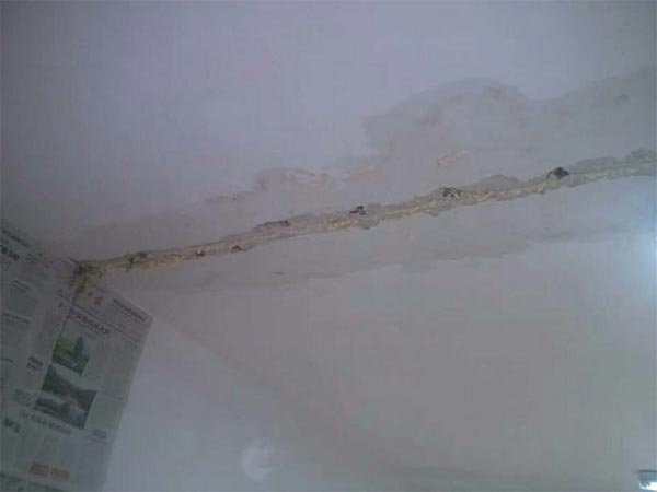 地下室頂板漏水，注漿防水施工